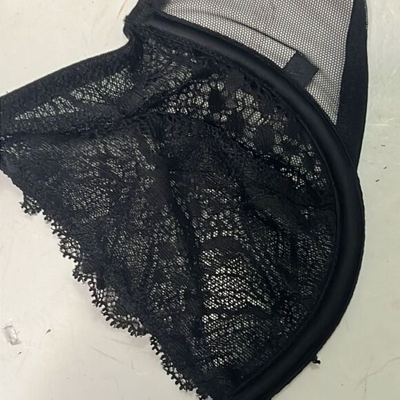 NWT VICTORIA‎ SECRET BLACK LACE BRA 32C - Picture 5 of 6